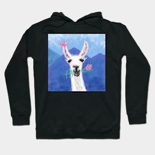 Llama Yama Flowerama Hoodie